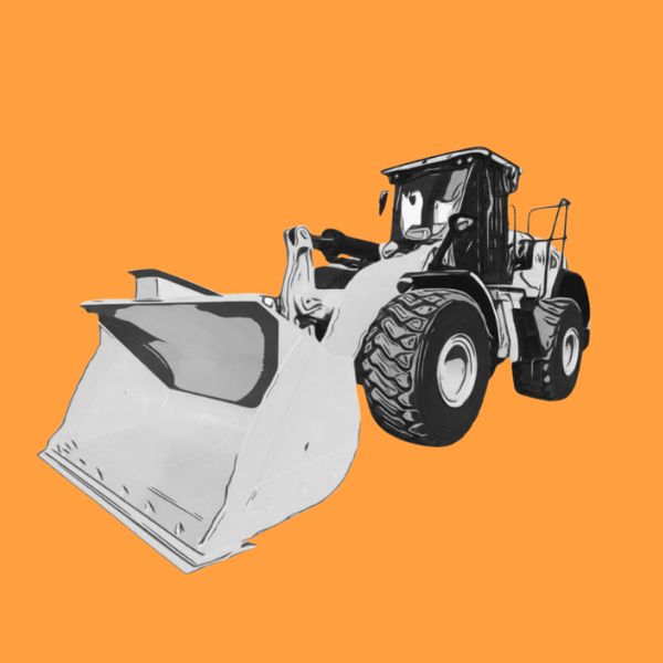 CAT 972 Radlader beim Materialumschlag